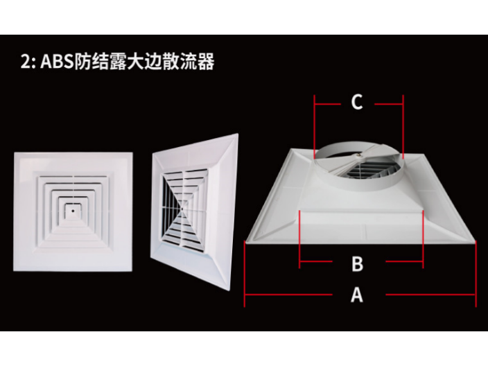 上海方形ABS風(fēng)口生產(chǎn)設(shè)備 上海市靈耐通風(fēng)設(shè)備供應(yīng)
