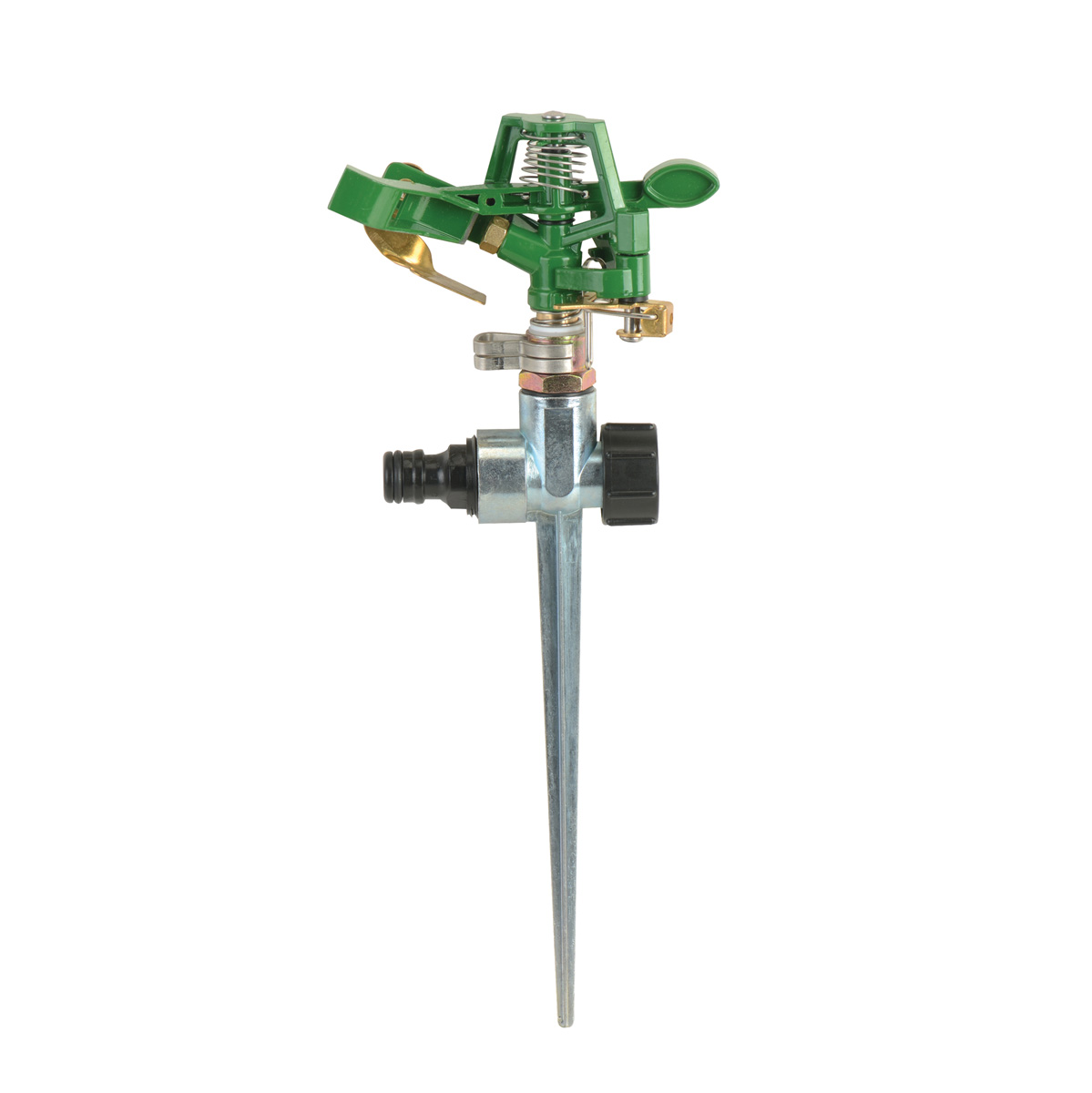 Stainless Steel Impulse Sprinkler With Zinc Spike Manufacturer