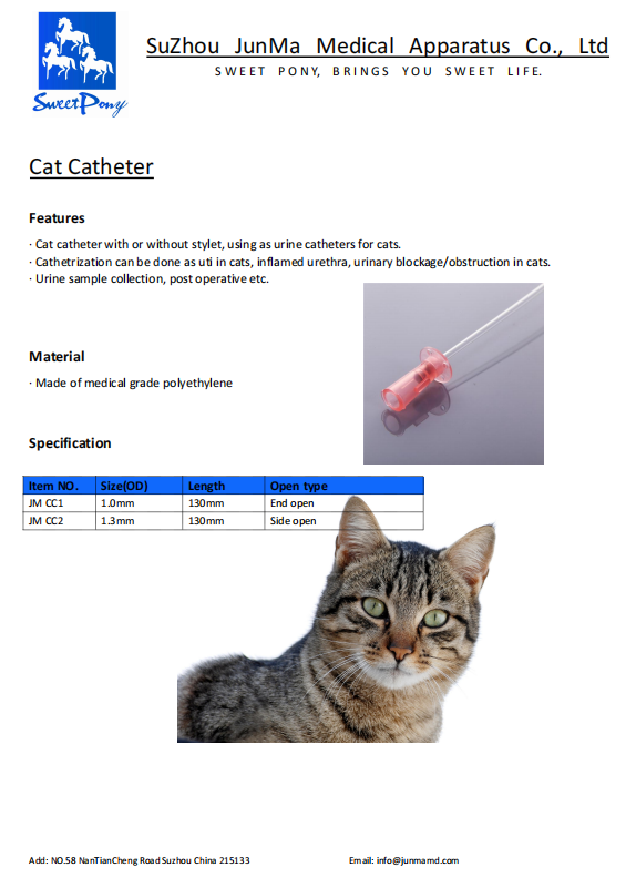 cat catheter Veterinay