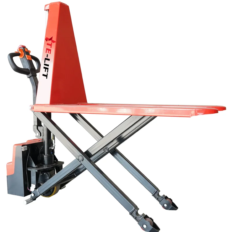 Selfpropelled Electric High Lift Scissor Pallet Truck FactoryTELIFT