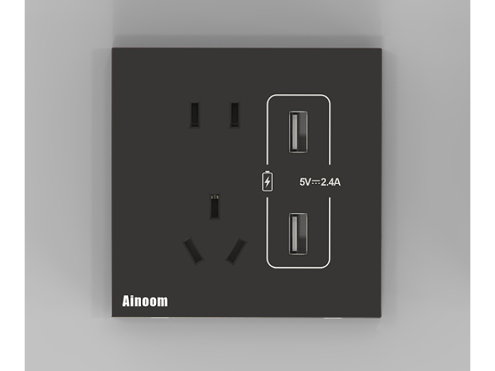 山東精裝地產智能充電插座銷售 廣東浩博特科技股份供應