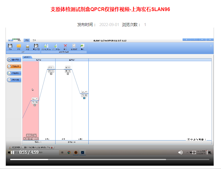 支原體檢測試劑盒QPCR儀操作視頻-上海宏石SLAN96