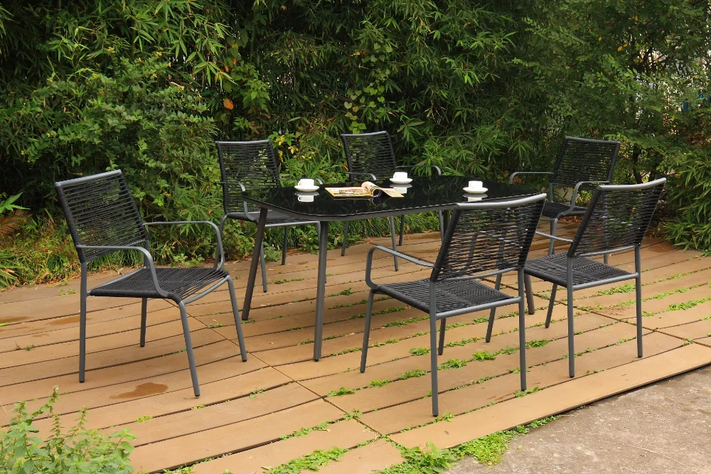 6 SeaterRope Outdoor Dining