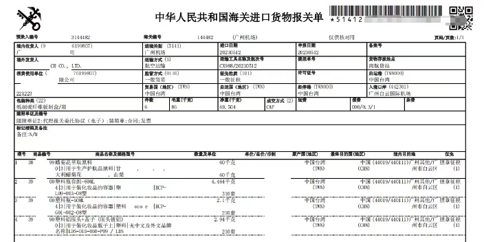 東莞港護(hù)膚品化妝品進(jìn)口報(bào)關(guān)代理進(jìn)口貨物代理 誠(chéng)信服務(wù) 東莞仁帆供應(yīng)鏈管供應(yīng)
