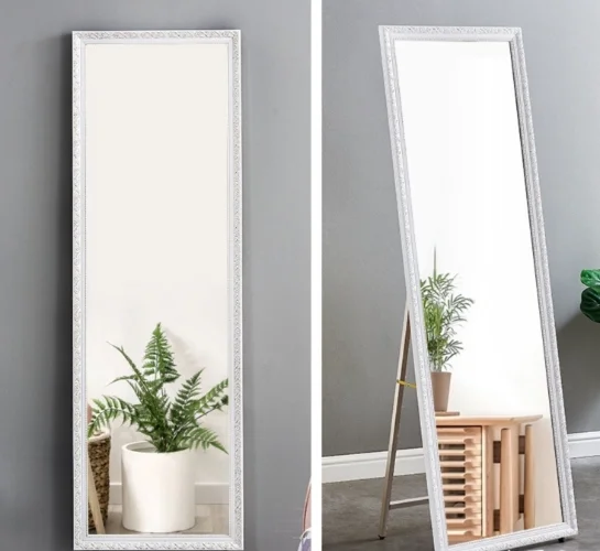 solid wood full-length mirror