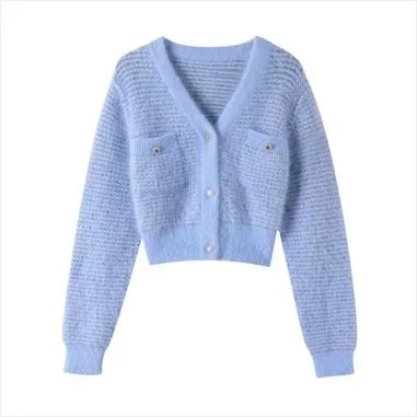 Lavender Wool Cardigan1