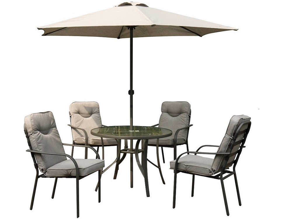 Aluminum 4 Seater Dining