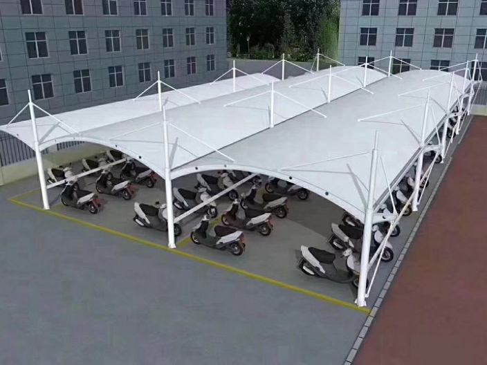 乌鲁木齐膜结构停车棚销售,膜结构停车棚