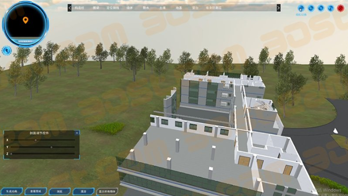 屋顶设计虚拟仿真实训系统哪家模型真