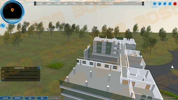 办公楼建造3D教学软件,建筑业教学软件