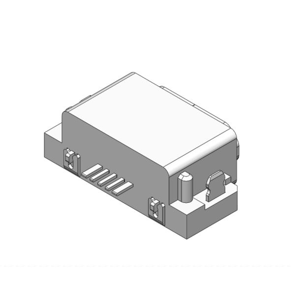 防水MICRO USB 5PF B型 沉板SMT