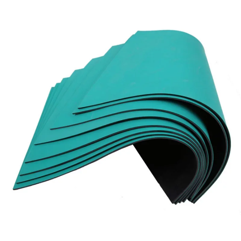 Anti-static rubber sheet