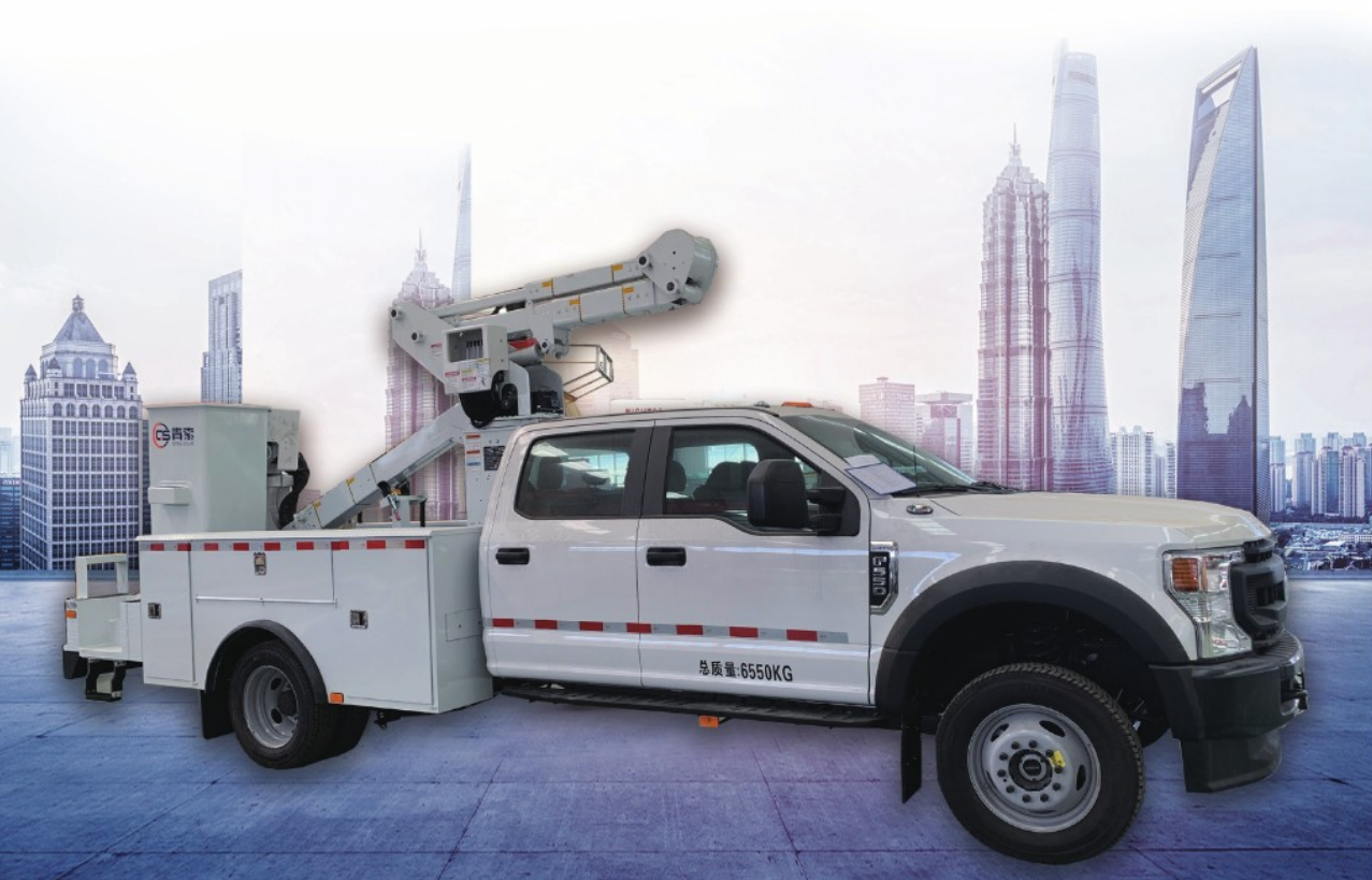 f550无支腿高空带电作业车