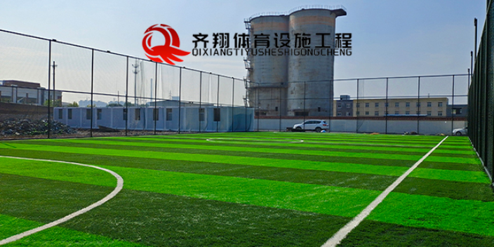 淄博五人制足球场人造草坪材料 齐翔体育供应