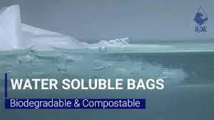 Biodegradable PVA water soluble bags