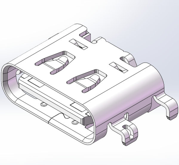 TYPE-C 母座 16Pin SMT 沉板1.0