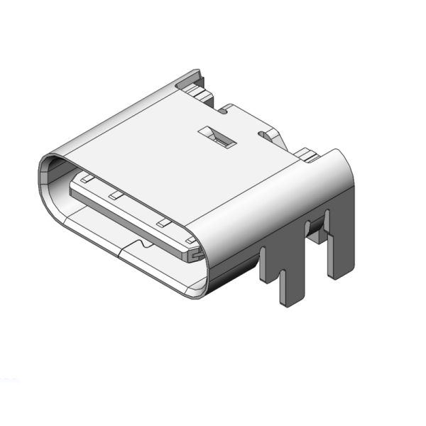 TYPE-C 母座 16Pin SMT 加高0.30