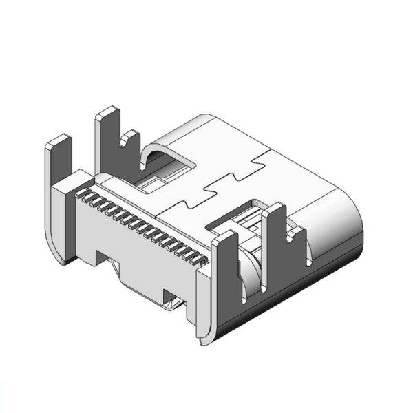 TYPE-C 母座 16Pin SMT 加高0.30