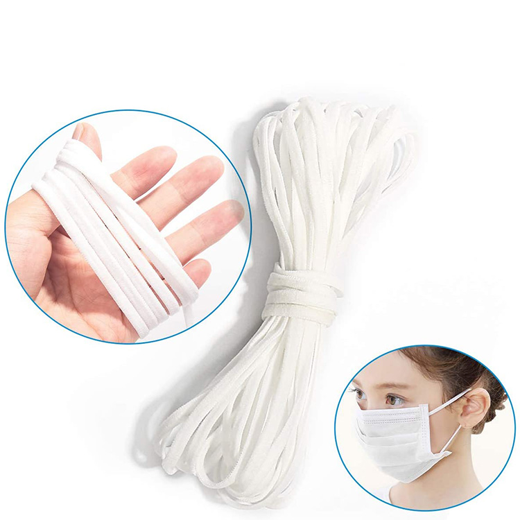 Ear Loop ElasticElastic Cord Earloop For Face Mask Factory