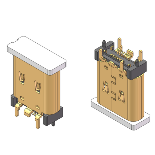 TYPE-C 母座 16Pin SMT 立貼