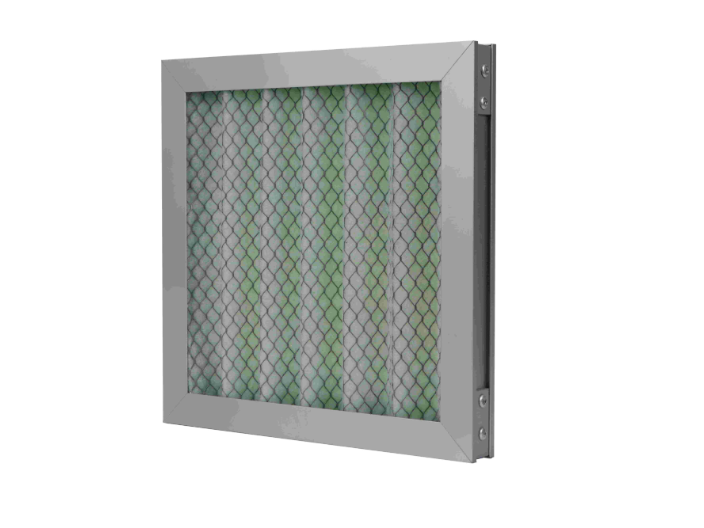 电子半导体行业V型大风量塑料框过滤器供应,空气过滤器HVAC
