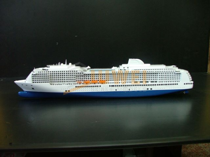 河南展示船模型