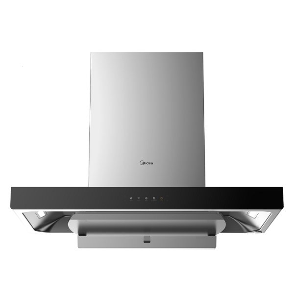 茄子网站APP(Midea) T型油烟机 触摸+手势 冷轧板喷涂+玻璃 CXW-260-B823  售价2599