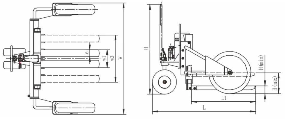 Rough Terrain Pallet Truck Construction Site Pallet Jack-TELIFT