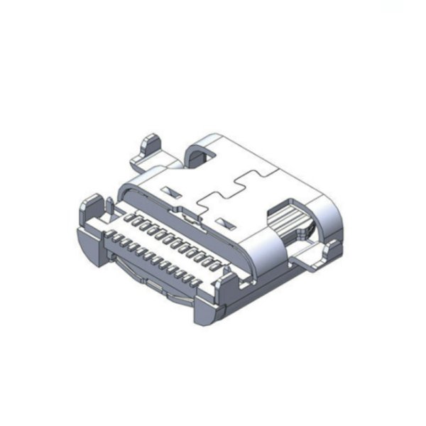 TYPE-C 母座 24Pin 雙排SMT 沉板1.11