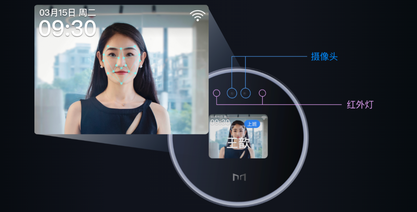 魔點 M3 智能人臉考勤機