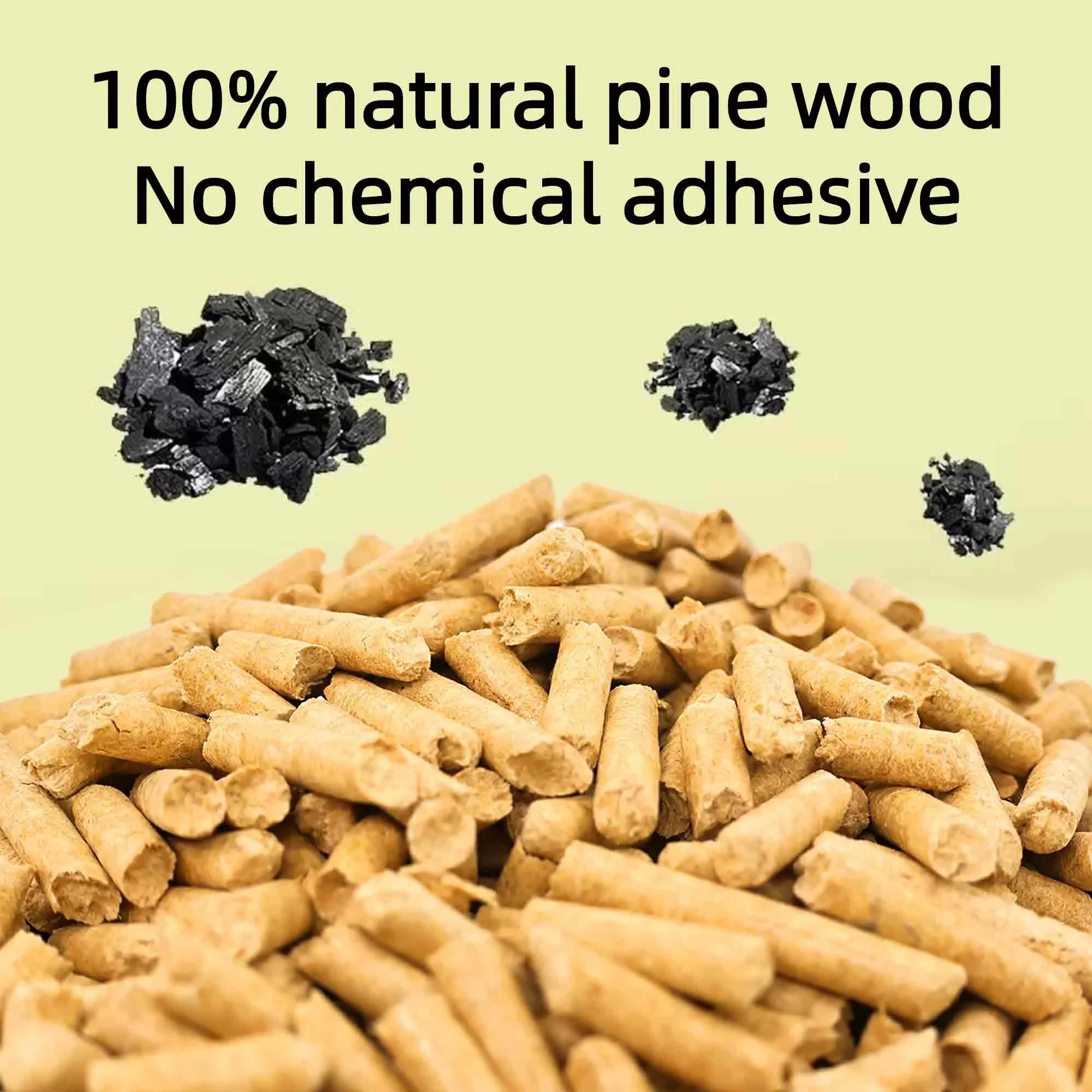 Natural Premium Dust-Free Biodegradable Pine Wood Cat Litter