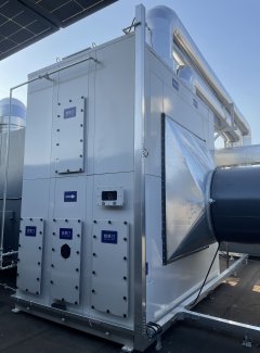 上海某汽車車燈噴漆廢氣治理