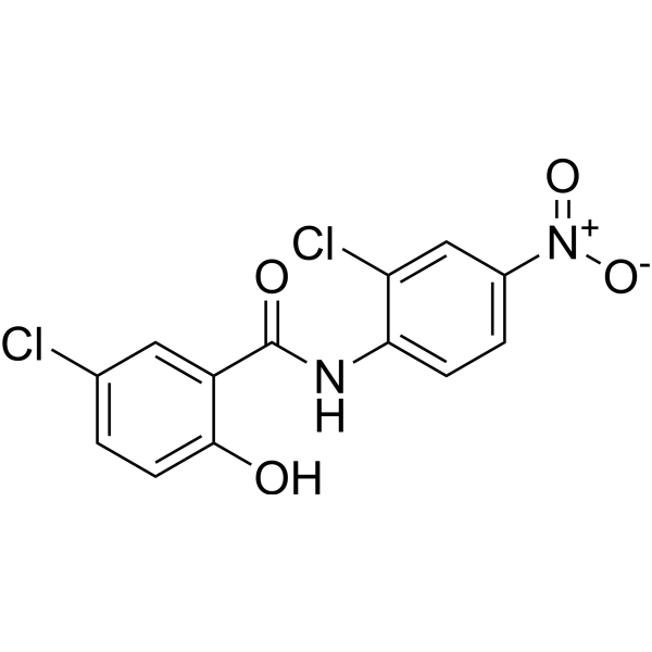 Niclosamide (Synonyms: 氯硝柳胺; BAY2353)