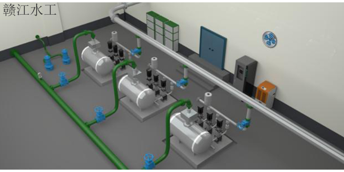 新余小型泵房的安装 江西赣江水工泵业集团供应