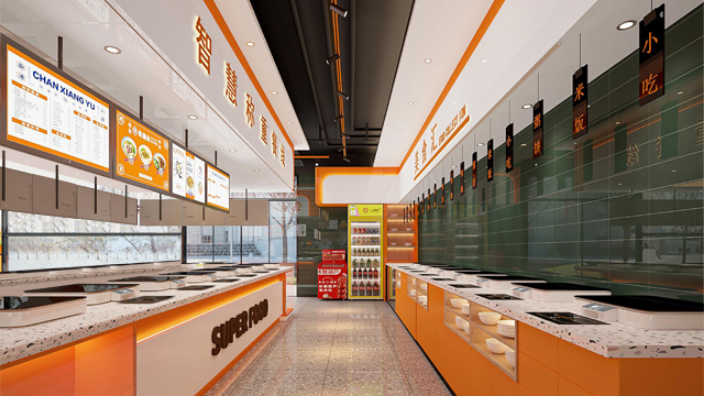 广西智慧餐厅智慧餐厅自助称重一体机品牌 冰小柜科技供应;