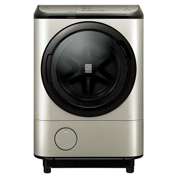 日立（HITACHI）10公斤日本原装进口 洗烘一体 洗衣机 香槟银 BD-NX100EHC 售价22999