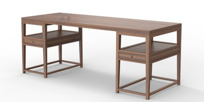昆明北美黑胡桃木书桌设计