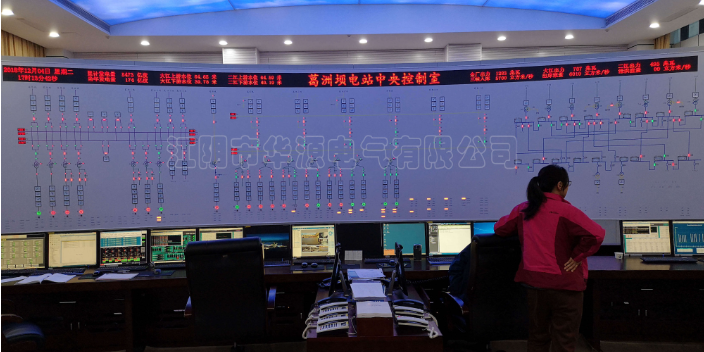 甘肃发电厂马赛克模拟屏指示灯