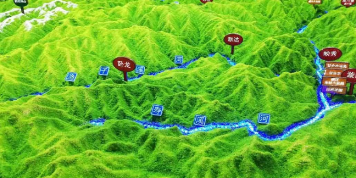 重庆规划地形地貌沙盘模型共同合作,地形地貌沙盘模型