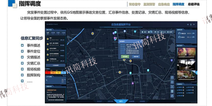 南京指挥调度应急救援指挥系统 来电咨询 杭州讯简科技供应
