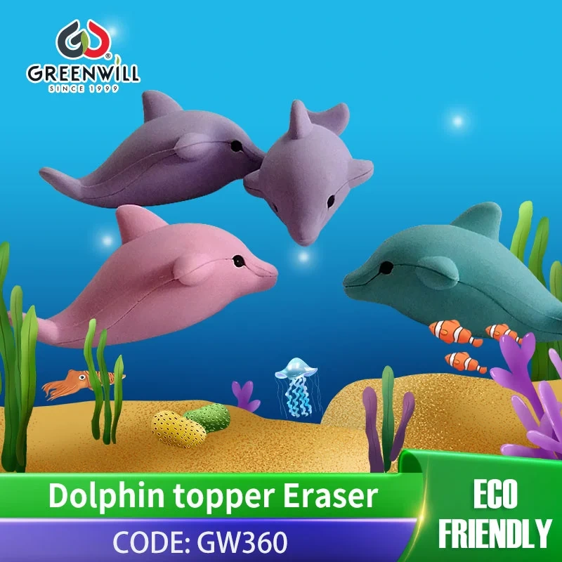 Dolphin EraserDolphin Topper EraserFactorySellerExporter