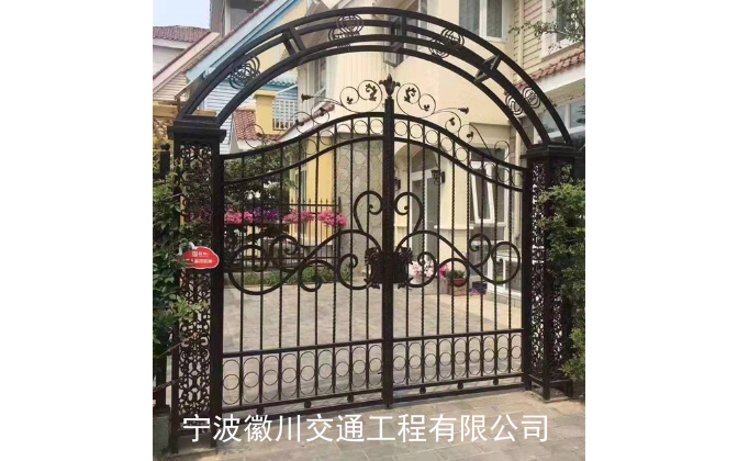 江北区铁艺门装饰 宁波徽川交通工程供应