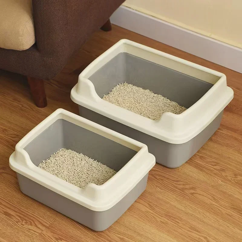 Cat Open Top Litter Box Pan Toilet Wholesale Deep Tray