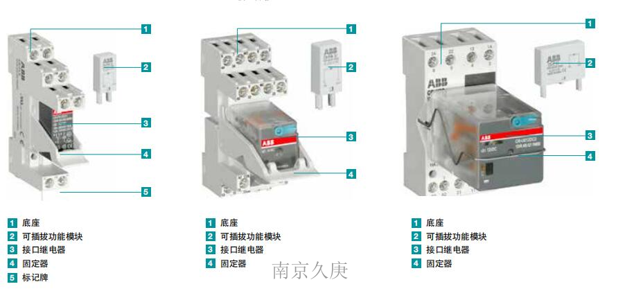 南京品牌ABB继电器代理商 欢迎来电 南京久庚自动控制供应