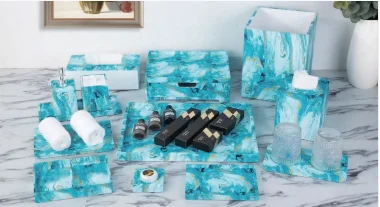 classical polyresin hotel bathroom set