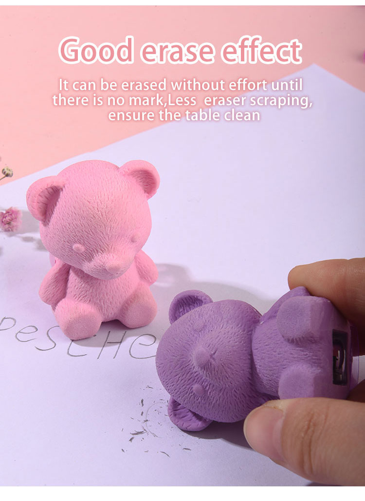 bear eraser with sharpener