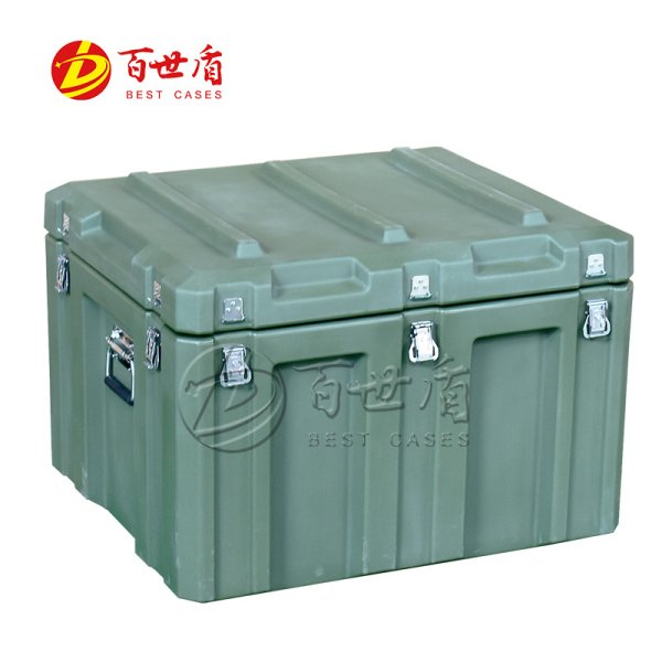 百世盾野戰滾塑箱消防救援器材箱物資運輸箱儀器儲運箱塑料給養單元箱空投箱 700*600*500