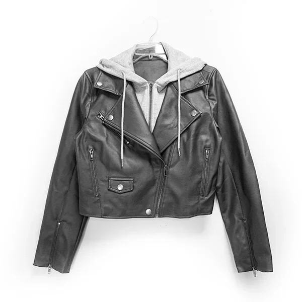 pu leather jacket