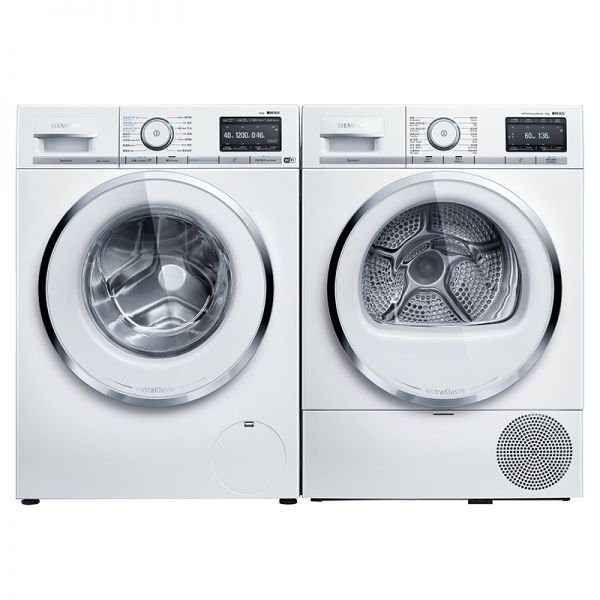 西门子 iQ800洗烘套装10kg洗衣机+10kg干衣机 WG56A6B00W+WQ56A6A00W 售价29999