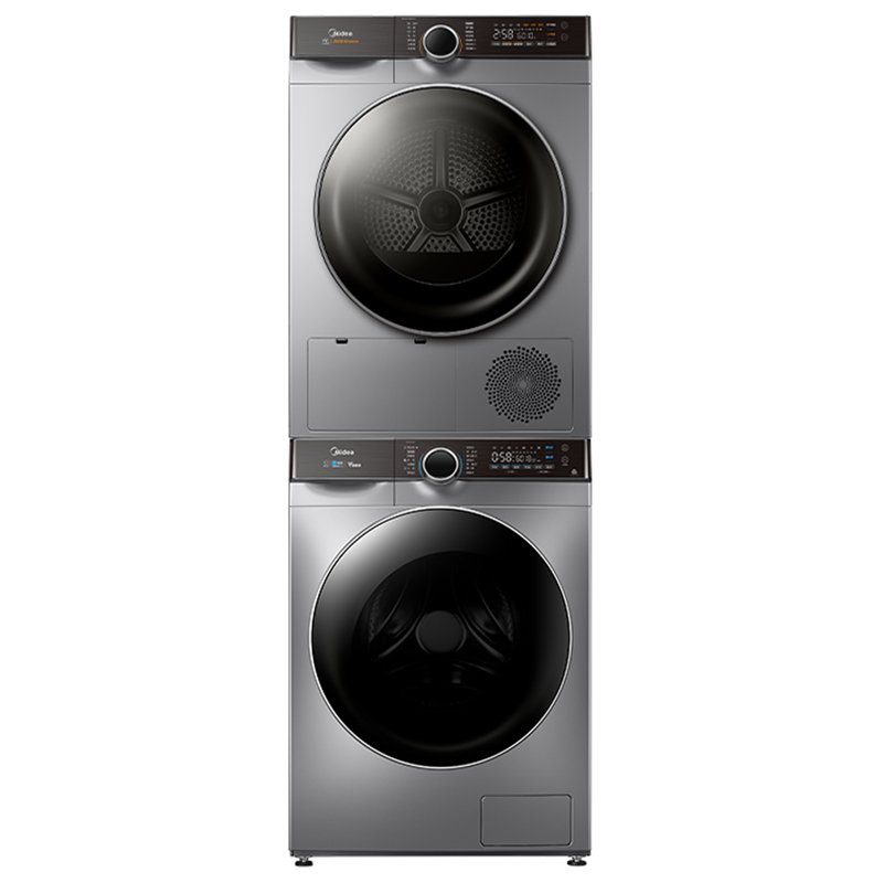 麻豆在线最新官网 洗烘套装（MG100K3+MH100-HK3WY）洗衣机+热泵烘干机 售价9999